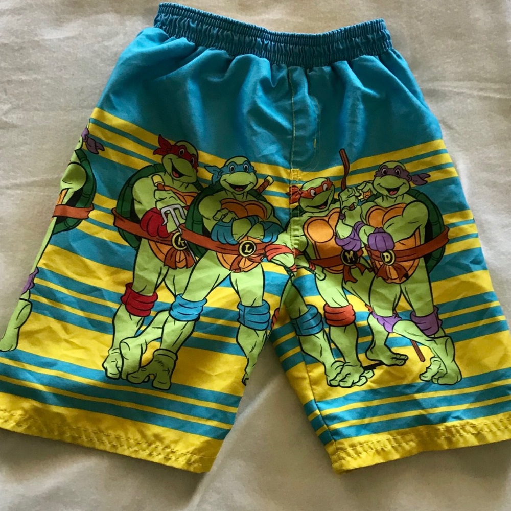 4/$10 Ninja Turtles Swim Trunks